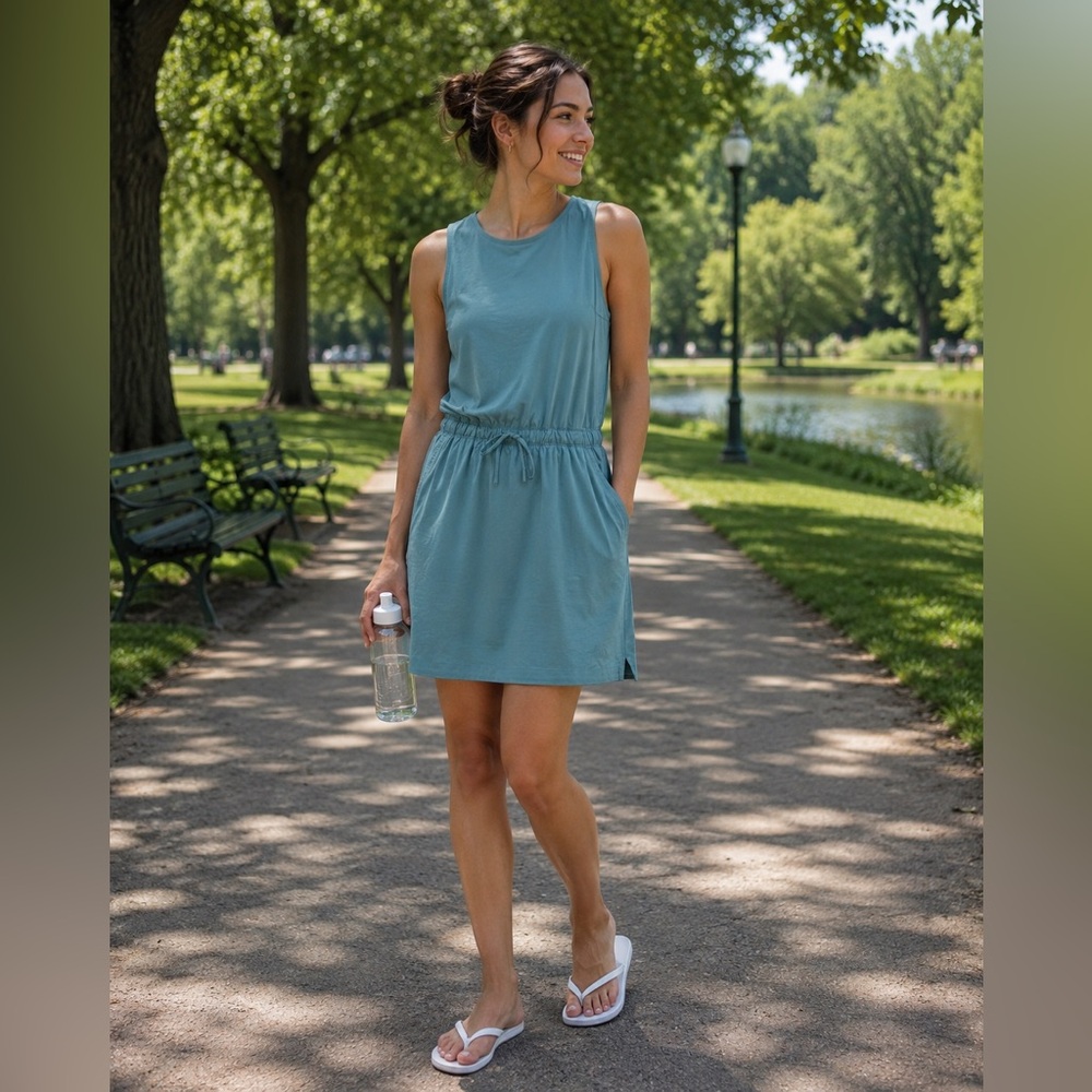 The North Face skirted romper with undershorts, great worn once condition